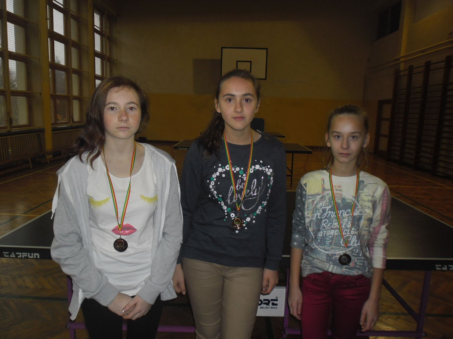 Komunikat z noworocznego turnieju tenisa stołowego młodzieży szkolnej „Sportowa jesień 2016”