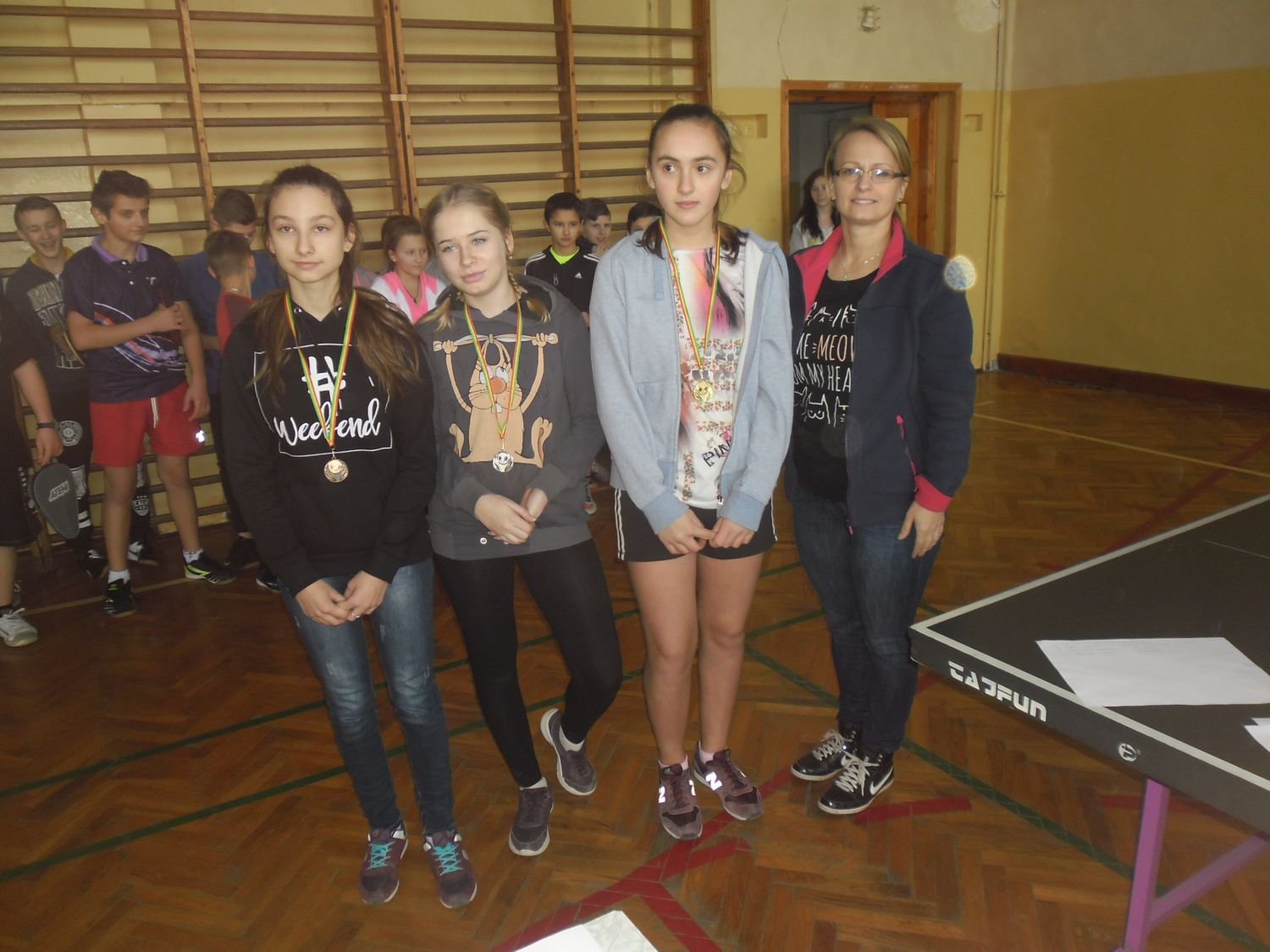 Komunikat z Gminnego Turnieju Tenisa Stołowego Młodzieży Szkolnej – „Sportowe Ferie 2017”