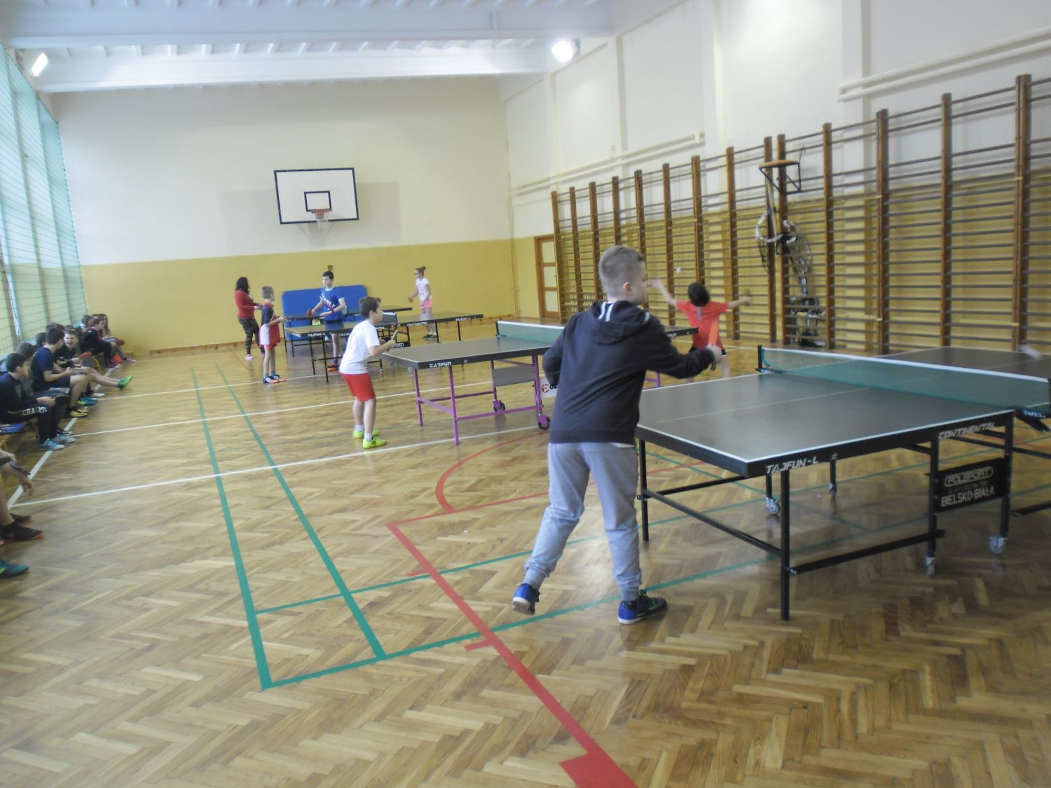 Komunikat z gminnego turnieju tenisa stołowego młodzieży szkolnej – „Sportowe ferie 2018”